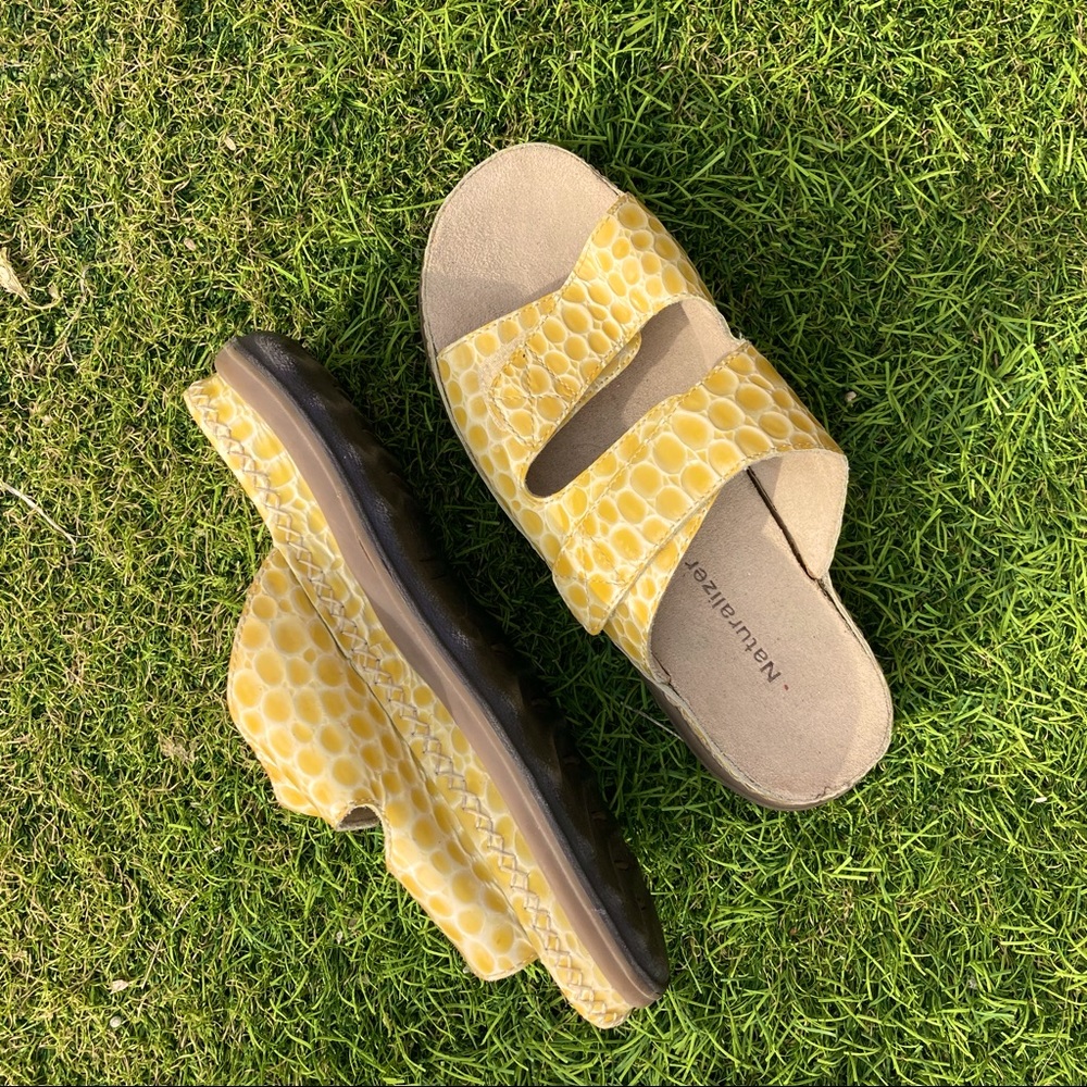 Naturalizer Yellow Slip-on Velcro Shoes 6.5